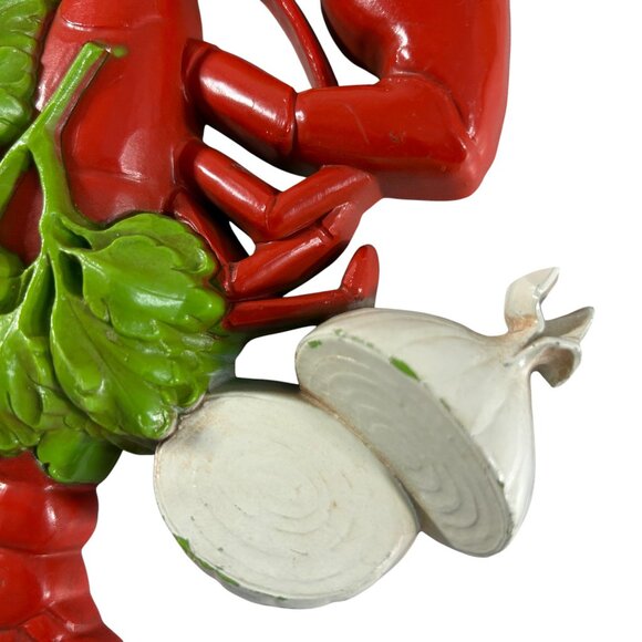 Vintage 70s Dart Industries Kitchen Wall Hangings 3D Mushrooms Lobster Onions - Picture 9 of 16
